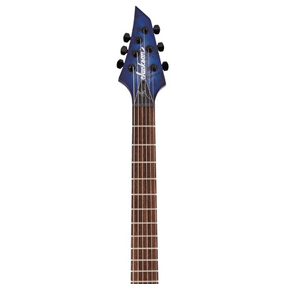 Jackson Pro Chris Broderick Soloist HT6P Laurel Klavye Transparent Blue Elektro Gitar