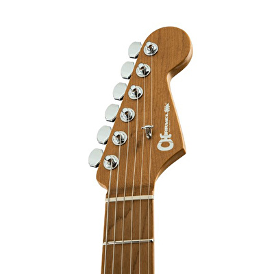 Charvel Pro-Mod DK24QM HH 2PT Karamelize Akçaağaç Klavye Chlorine Burst Elektro Gitar