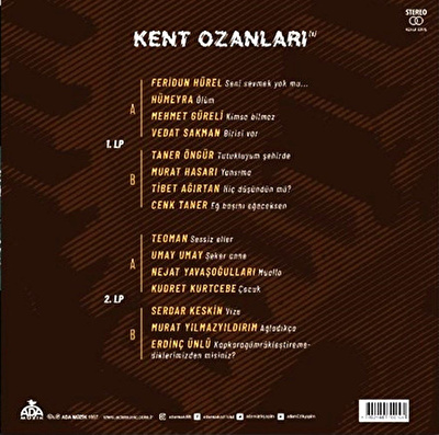 Various Artist – Kent Ozanları 1