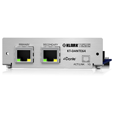 KLARK TEKNIK KT-DANTE64 Audinate Dante Network Modül