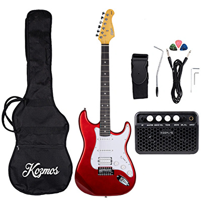 KOZMOS KGP-202HSS-RD Elektro Gitar Paketi