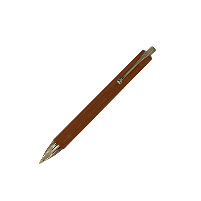 E + M Allwood Tükenmez Kalem Ahşap Karaağaç