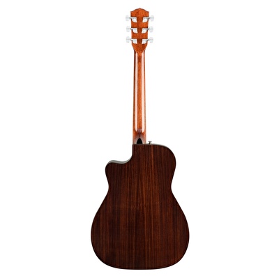 Fender CC-140SCE Concert Ceviz Klavye Hard Case Dahil Sunburst Elektro Akustik Gitar