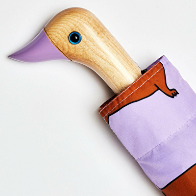 ORIGINAL DUCKHEAD Duck Kompakt Şemsiye Dachshund Purple
