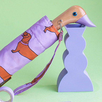 ORIGINAL DUCKHEAD Duck Kompakt Şemsiye Dachshund Purple