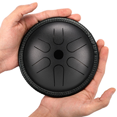 YOGIXO Tongue Drum 6 Notalı 5.5″ Siyah