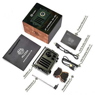 MUZEN Radio Jeep (RGB Bluetooth Hoparlör)