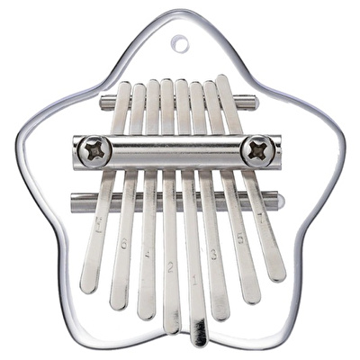 YOGIXO Mini Kalimba 8 Notalı - Akrilik Yıldız