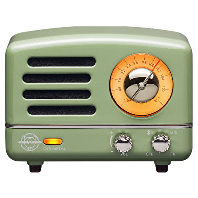 MUZEN OTR Metal - Green Type-C (Taşınabilir FM Radyolu Bluetooth Hoparlör)