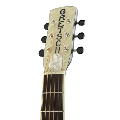 Gretsch G9220 Bobtail Round-Neck A.E. Maun Gövde Spider Cone Guitar Fishman Nashville Pickup 2-Color Sunburst Resonator