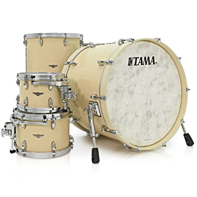 TAMA TW42RZS-ATW STAR Walnut Antique White 4 Parça (22B/10T/12T/16F) Akustik Davul Seti