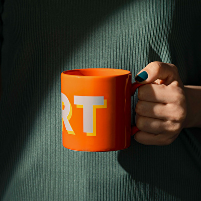 THE MAGGER Mug Art Turuncu Kupa