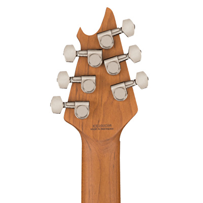 EVH Wolfgang WG Standard Exotic Poplar Burl Baked Akçaağaç Klavye Natural Elektro Gitar