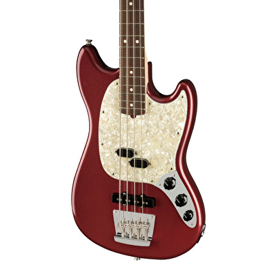 Fender USA Performer Mustang Bass RW Klavye Aubergine Bas Gitar