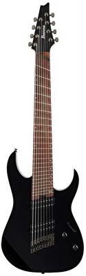 IBANEZ RGMS8-BK RG Iron Label Siyah Elektro Gitar