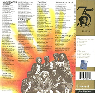 Bob Marley & The Wailers – Uprising (2020 Reissue, Remastered)