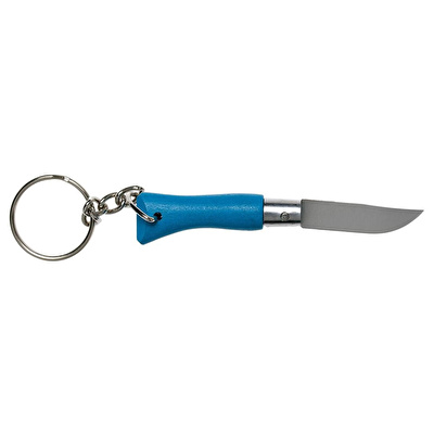 OPINEL No 02 Anahtarlıklı Paslanmaz Çelik Çakı (Mavi)