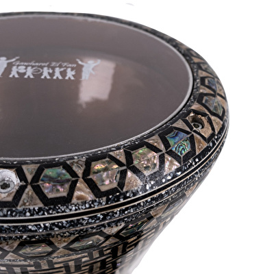 GEF ELFAN ADB23-6520WOODEN Kültürel Motifli Darbuka 23cm