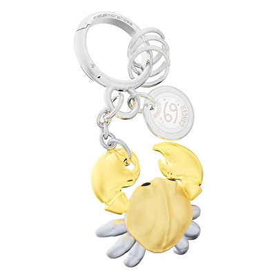 METALMORPHOSE Burç Koleksiyonu Yengeç Anahtarlık / Çanta