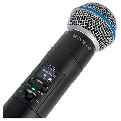 Shure SLXD2/B58 Telsiz Dinamik Mikrofon