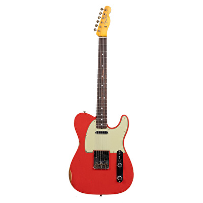 FENDER Custom Shop 1964 Telecaster Relic Aged Fiesta Red Elektro Gitar