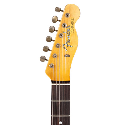 FENDER Custom Shop 1964 Telecaster Relic Aged Fiesta Red Elektro Gitar
