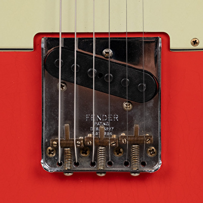 FENDER Custom Shop 1964 Telecaster Relic Aged Fiesta Red Elektro Gitar