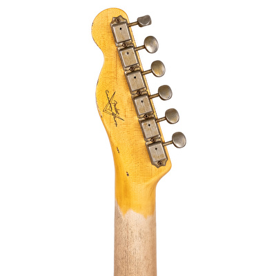 FENDER Custom Shop 1964 Telecaster Relic Aged Fiesta Red Elektro Gitar