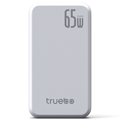 TRUEBO MaxSlim 65W GaN Şarj Aleti - Beyaz