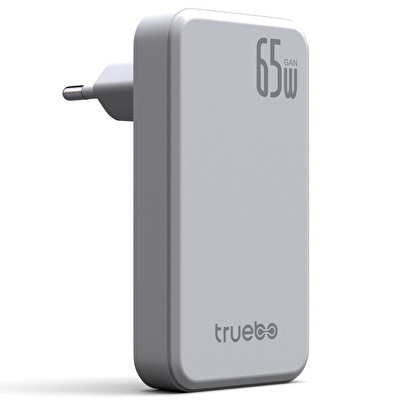 TRUEBO MaxSlim 65W GaN Şarj Aleti - Beyaz