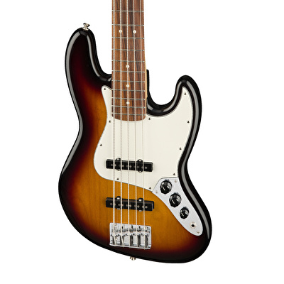 Fender Player Jazz Bass V Pau Ferro Klavye 3-Color Sunburst 5 Telli Bas Gitar