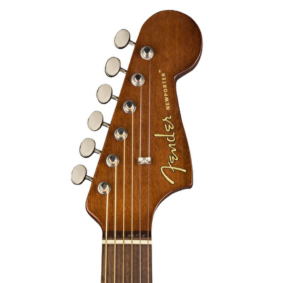 Fender Newporter Player Ceviz Klavye Natural Elektro Akustik Gitar