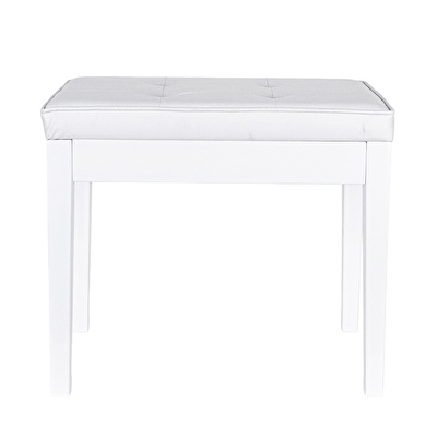 KOZMOS KPB-014-WHP Parlak Beyaz Piyano Taburesi