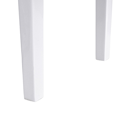 KOZMOS KPB-014-WHP Parlak Beyaz Piyano Taburesi