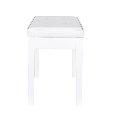 KOZMOS KPB-014-WHP Parlak Beyaz Piyano Taburesi