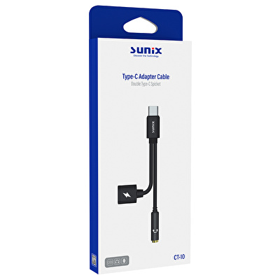 SUNIX 2in1 Type-c Dönüştürücü Adaptör