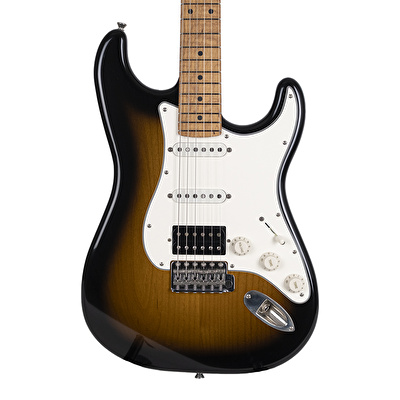Xotic California Classic XSCPRO-2/3378 Roasted Flame Akçaağaç Sap 2 Tone Burst Elektro Gitar