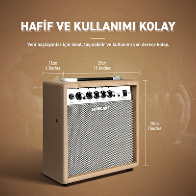 Sonicake Sprint 15W Elektro Gitar Amfisi