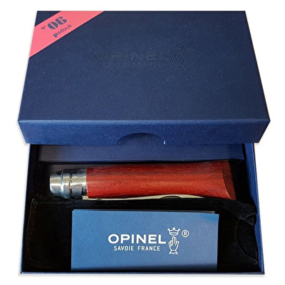 OPINEL Inox No 6 Padouk Saplı Paslanmaz Çelik Çakı (Kutulu)