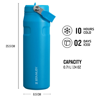STANLEY The IceFlow Bote Flip Straw 2.0 0.7L / 24oz Azure