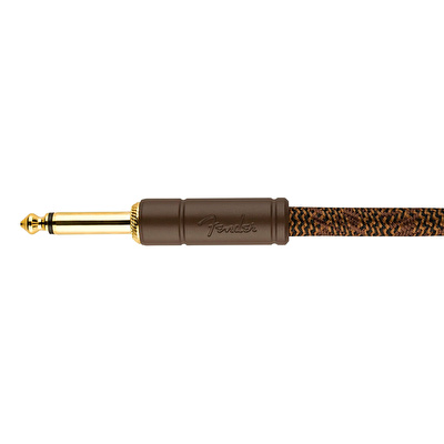 Fender Paramount 10 ft  Acoustic Instrument Cable Brown Kablo