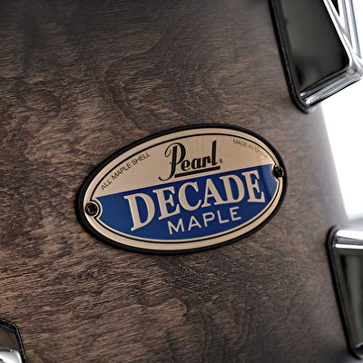 PEARL DMP905/C262 Decade Maple Satin Black Burst 5 Parça (20B/10T/12T/14F/14S) Aksamlı Akustik Davul Seti