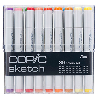 COPIC Sketch 36'lı Kalem Set Basic Fiyatı, Özellikleri | ZUHAL