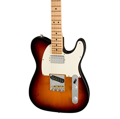 Fender American Performer Telecaster Humbucker Akçağaç Klavye 3 Tone Sunburst Elektro Gitar
