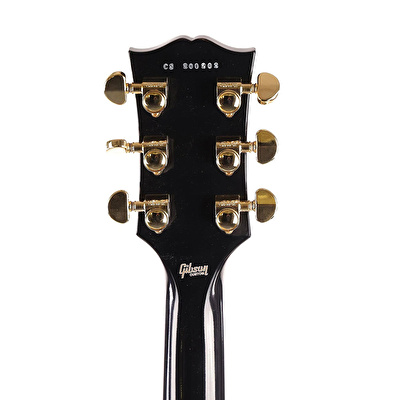 Gibson Les Paul Custom Ebony Klavye Gloss Ebony Elektro Gitar