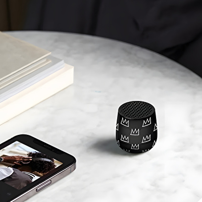 LEXON Mino + Bluetooth Hoparlör X Jean-Michel Basquiat Crown
