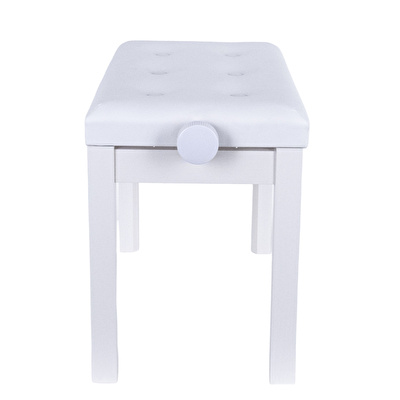 KOZMOS P-310-WH Ayarlı Piyano Taburesi - Beyaz