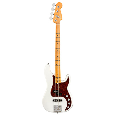 Fender American Ultra Precision Bass Akçaağaç Klavye Arctic Pearl Bas Gitar