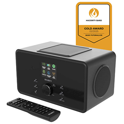 MAJORITY Bard Radyo Bluetooth Hoparlör Siyah (Wifi)