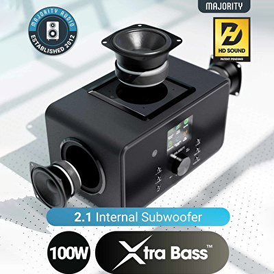 MAJORITY Bard Radyo Bluetooth Hoparlör Siyah (Wifi)